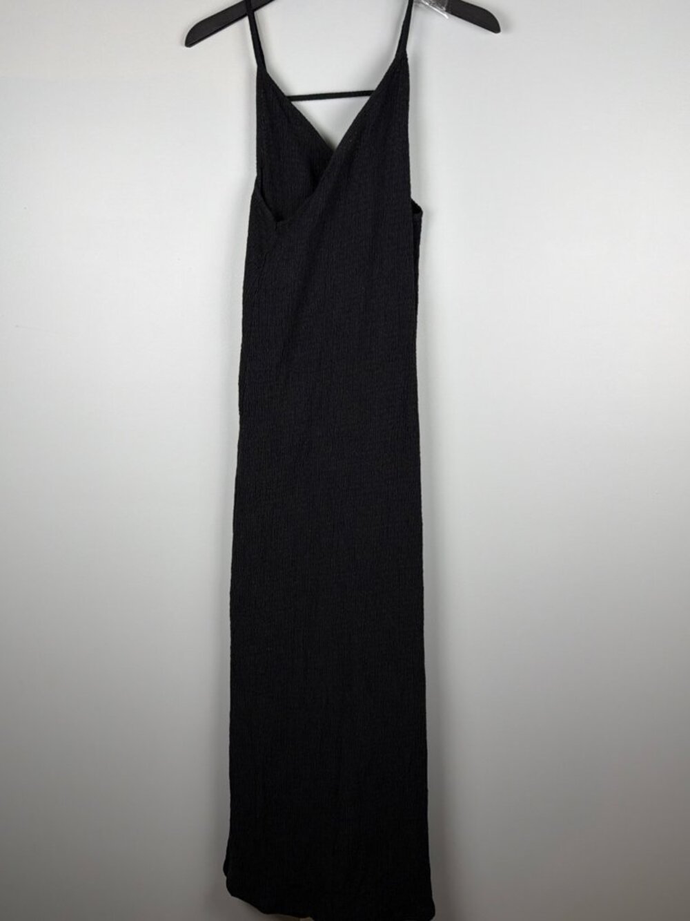 Free People Beach Maxi Dress Womens XS Black Wrap Coverup Pool Resortwear Boho